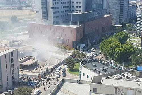 Un edificio en construcción se derrumba en “Tel Aviv” Un edificio en construcción se derrumba en “Tel Aviv”